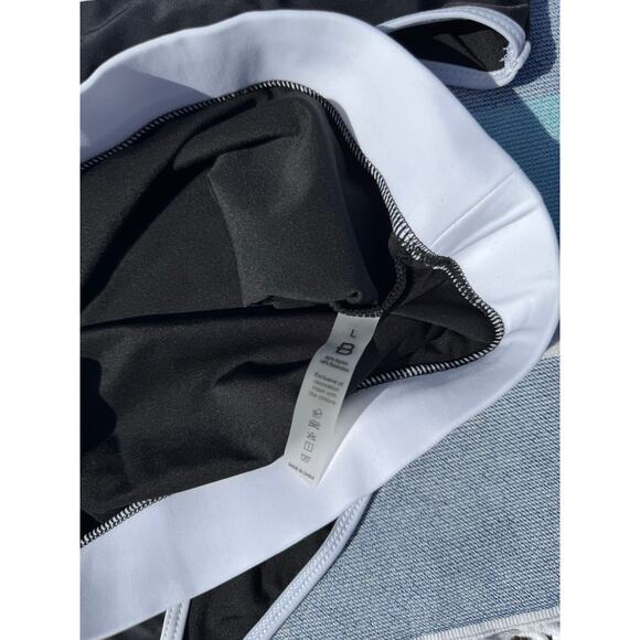 NWT, Blooming Jelly, High Neck Bikini, Black and White, Sz L - Picture 8 of 10